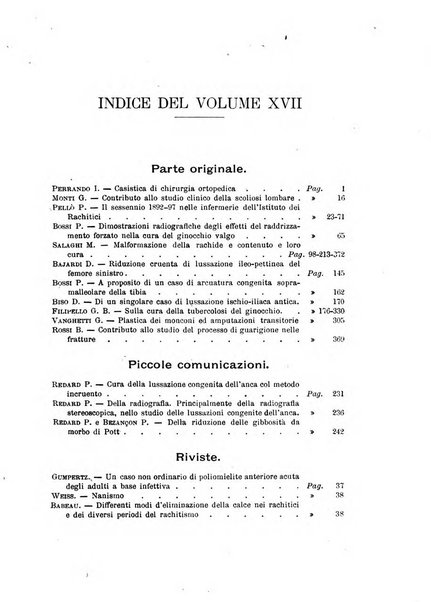 Archivio di ortopedia pubblicazione ufficiale del Pio istituto dei rachitici <1924-1950>