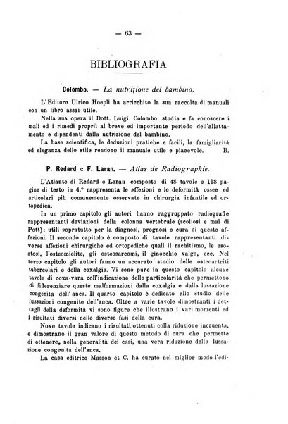 Archivio di ortopedia pubblicazione ufficiale del Pio istituto dei rachitici <1924-1950>