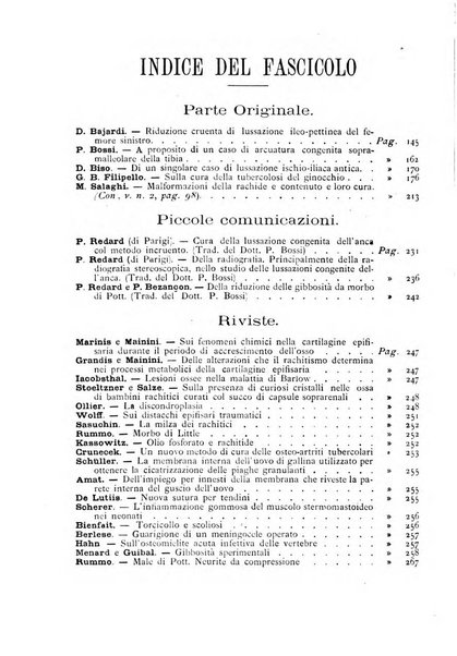 Archivio di ortopedia pubblicazione ufficiale del Pio istituto dei rachitici <1924-1950>