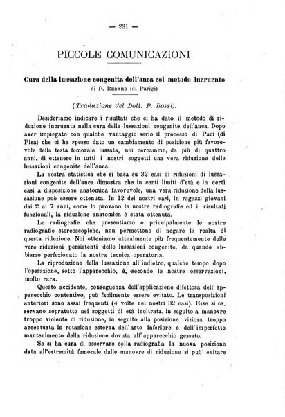 Archivio di ortopedia pubblicazione ufficiale del Pio istituto dei rachitici <1924-1950>