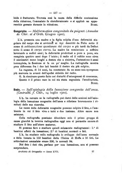 Archivio di ortopedia pubblicazione ufficiale del Pio istituto dei rachitici <1924-1950>