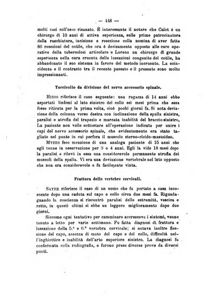 Archivio di ortopedia pubblicazione ufficiale del Pio istituto dei rachitici <1924-1950>