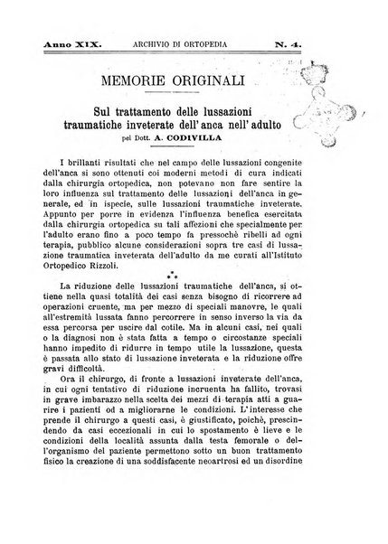 Archivio di ortopedia pubblicazione ufficiale del Pio istituto dei rachitici <1924-1950>