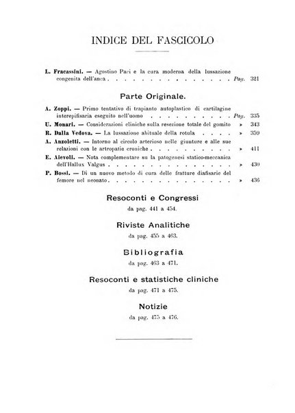 Archivio di ortopedia pubblicazione ufficiale del Pio istituto dei rachitici <1924-1950>