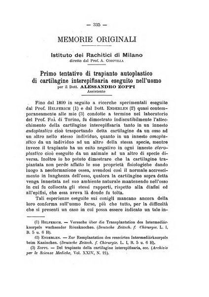 Archivio di ortopedia pubblicazione ufficiale del Pio istituto dei rachitici <1924-1950>