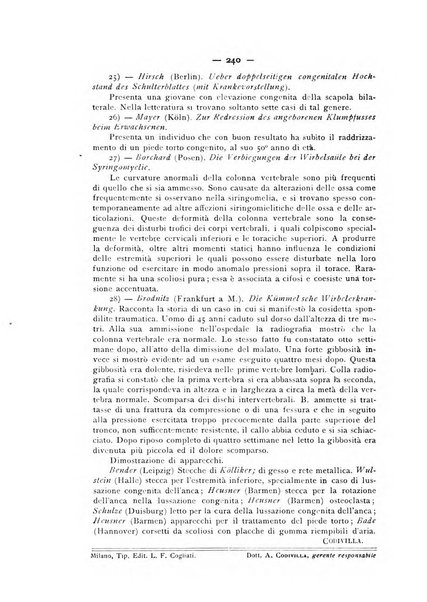 Archivio di ortopedia pubblicazione ufficiale del Pio istituto dei rachitici <1924-1950>