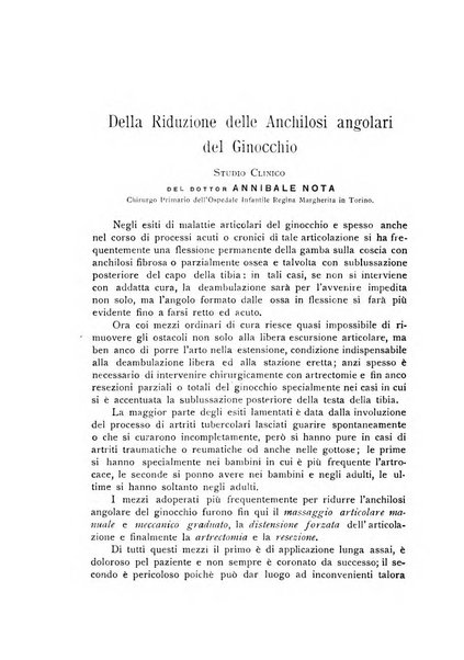 Archivio di ortopedia pubblicazione ufficiale del Pio istituto dei rachitici <1924-1950>