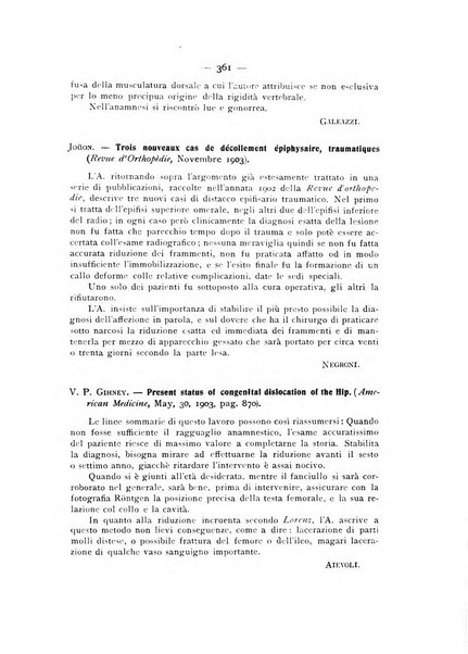 Archivio di ortopedia pubblicazione ufficiale del Pio istituto dei rachitici <1924-1950>