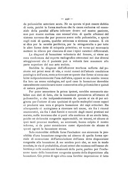 Archivio di ortopedia pubblicazione ufficiale del Pio istituto dei rachitici <1924-1950>