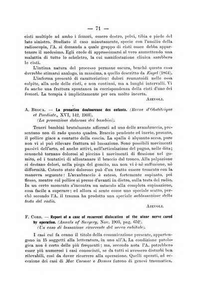 Archivio di ortopedia pubblicazione ufficiale del Pio istituto dei rachitici <1924-1950>