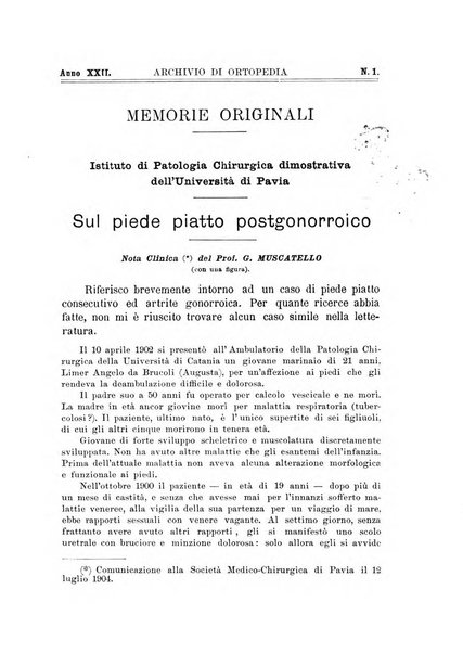 Archivio di ortopedia pubblicazione ufficiale del Pio istituto dei rachitici <1924-1950>