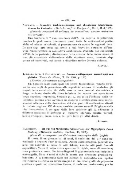 Archivio di ortopedia pubblicazione ufficiale del Pio istituto dei rachitici <1924-1950>