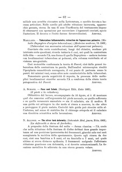 Archivio di ortopedia pubblicazione ufficiale del Pio istituto dei rachitici <1924-1950>