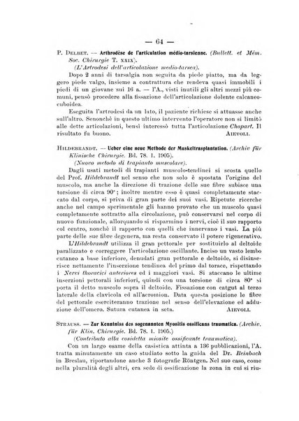 Archivio di ortopedia pubblicazione ufficiale del Pio istituto dei rachitici <1924-1950>