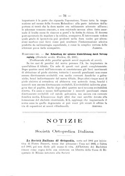 Archivio di ortopedia pubblicazione ufficiale del Pio istituto dei rachitici <1924-1950>