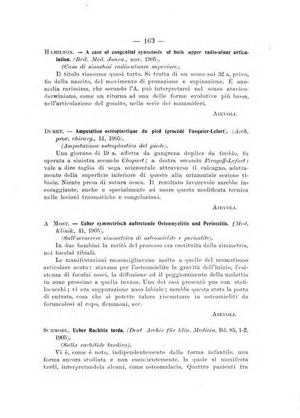 Archivio di ortopedia pubblicazione ufficiale del Pio istituto dei rachitici <1924-1950>