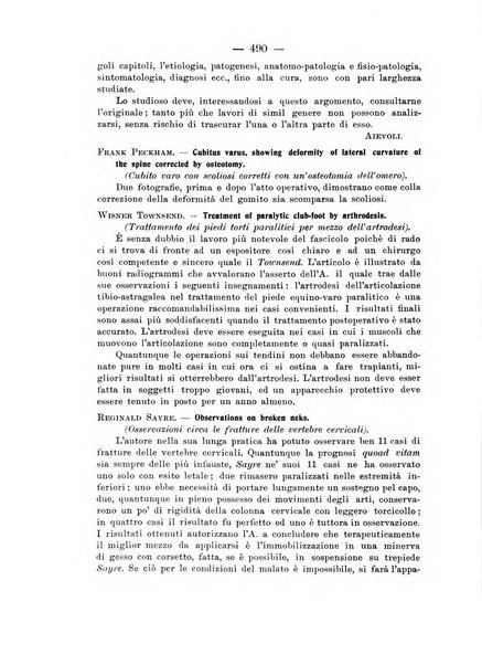 Archivio di ortopedia pubblicazione ufficiale del Pio istituto dei rachitici <1924-1950>