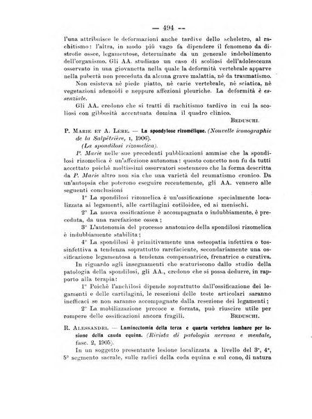 Archivio di ortopedia pubblicazione ufficiale del Pio istituto dei rachitici <1924-1950>