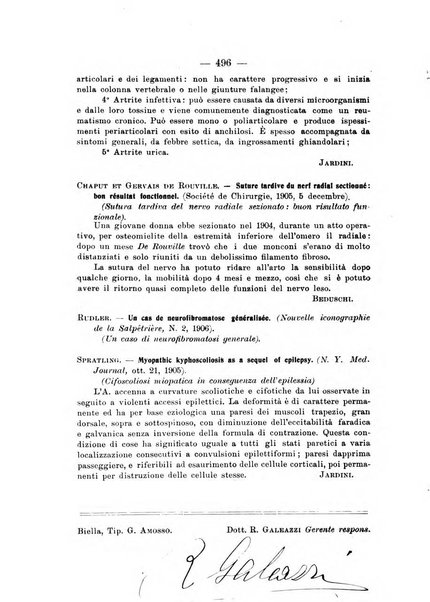 Archivio di ortopedia pubblicazione ufficiale del Pio istituto dei rachitici <1924-1950>