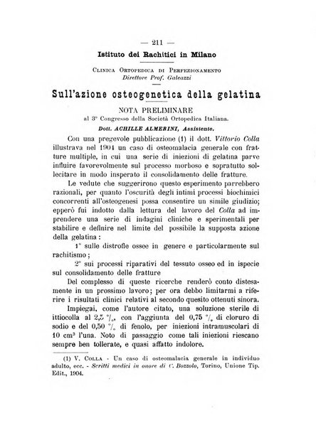 Archivio di ortopedia pubblicazione ufficiale del Pio istituto dei rachitici <1924-1950>