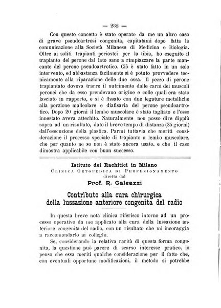 Archivio di ortopedia pubblicazione ufficiale del Pio istituto dei rachitici <1924-1950>