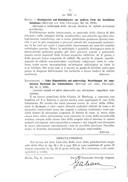 Archivio di ortopedia pubblicazione ufficiale del Pio istituto dei rachitici <1924-1950>