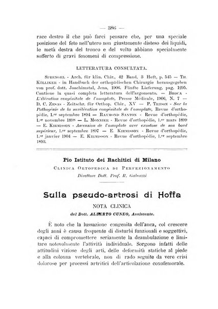 Archivio di ortopedia pubblicazione ufficiale del Pio istituto dei rachitici <1924-1950>