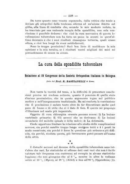 Archivio di ortopedia pubblicazione ufficiale del Pio istituto dei rachitici <1924-1950>