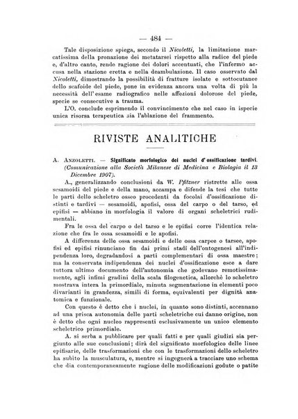 Archivio di ortopedia pubblicazione ufficiale del Pio istituto dei rachitici <1924-1950>