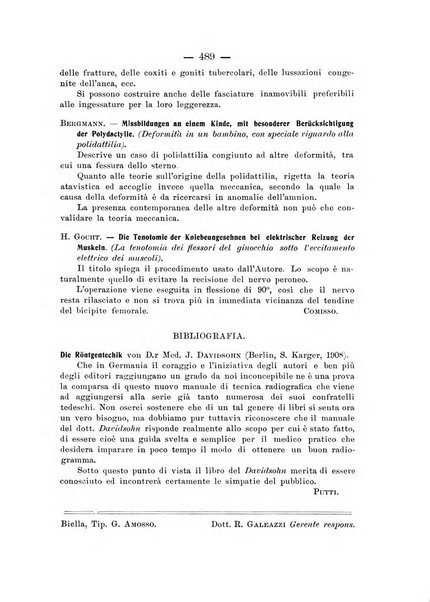 Archivio di ortopedia pubblicazione ufficiale del Pio istituto dei rachitici <1924-1950>