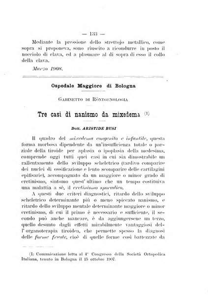 Archivio di ortopedia pubblicazione ufficiale del Pio istituto dei rachitici <1924-1950>