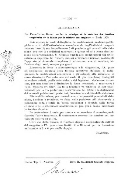 Archivio di ortopedia pubblicazione ufficiale del Pio istituto dei rachitici <1924-1950>