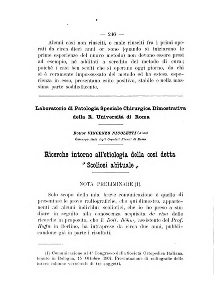 Archivio di ortopedia pubblicazione ufficiale del Pio istituto dei rachitici <1924-1950>