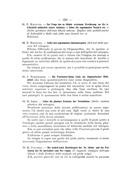 Archivio di ortopedia pubblicazione ufficiale del Pio istituto dei rachitici <1924-1950>