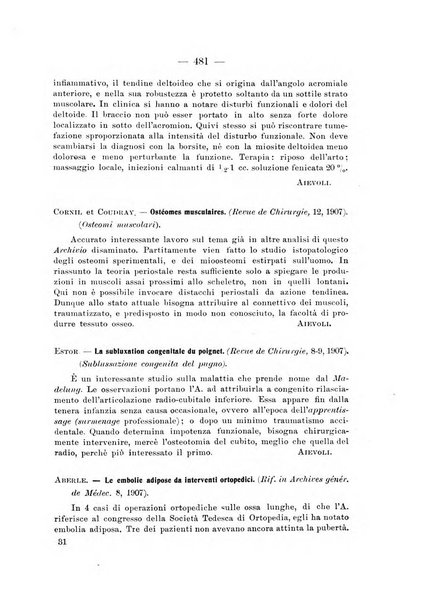 Archivio di ortopedia pubblicazione ufficiale del Pio istituto dei rachitici <1924-1950>