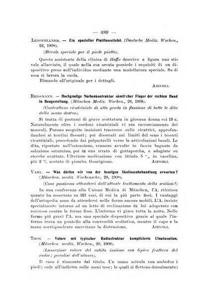 Archivio di ortopedia pubblicazione ufficiale del Pio istituto dei rachitici <1924-1950>