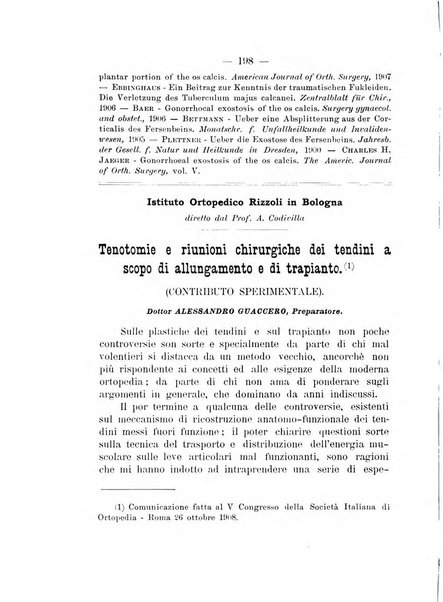 Archivio di ortopedia pubblicazione ufficiale del Pio istituto dei rachitici <1924-1950>