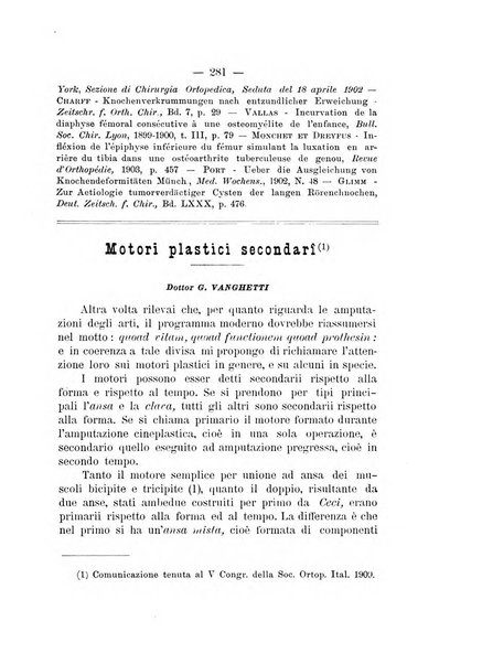 Archivio di ortopedia pubblicazione ufficiale del Pio istituto dei rachitici <1924-1950>