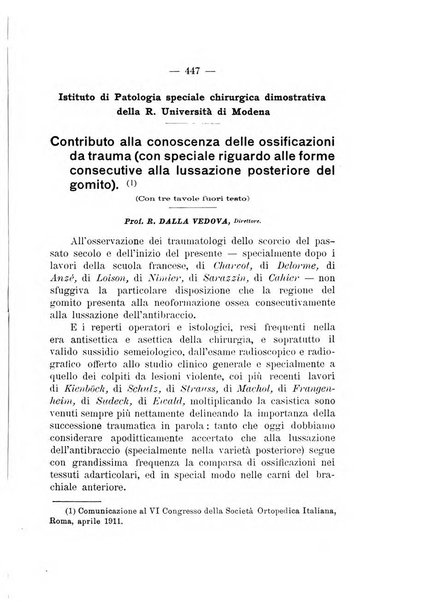 Archivio di ortopedia pubblicazione ufficiale del Pio istituto dei rachitici <1924-1950>