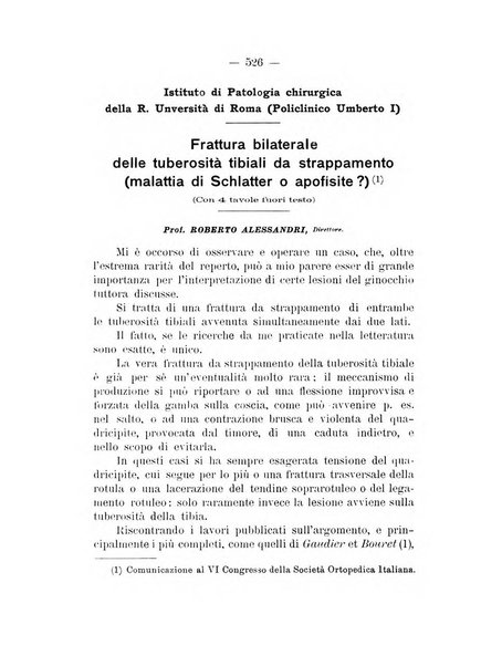 Archivio di ortopedia pubblicazione ufficiale del Pio istituto dei rachitici <1924-1950>