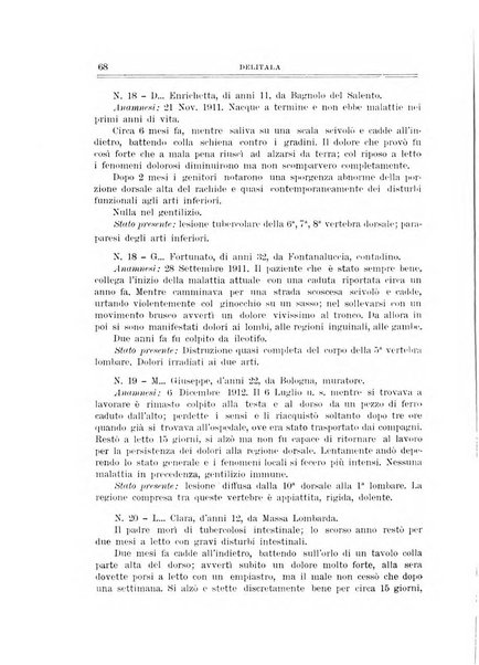 Archivio di ortopedia pubblicazione ufficiale del Pio istituto dei rachitici <1924-1950>