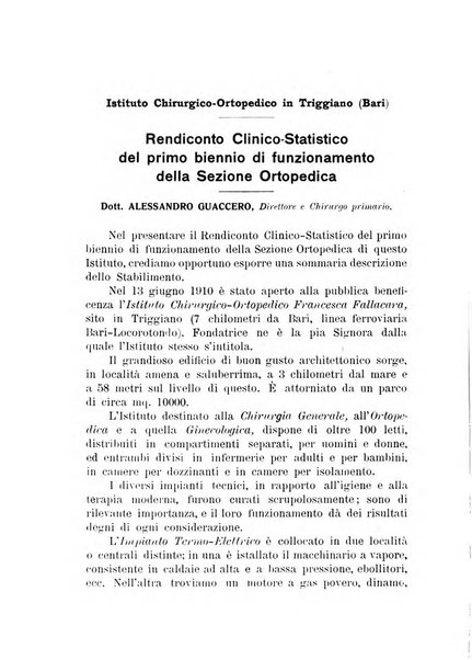 Archivio di ortopedia pubblicazione ufficiale del Pio istituto dei rachitici <1924-1950>