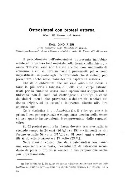 Archivio di ortopedia pubblicazione ufficiale del Pio istituto dei rachitici <1924-1950>