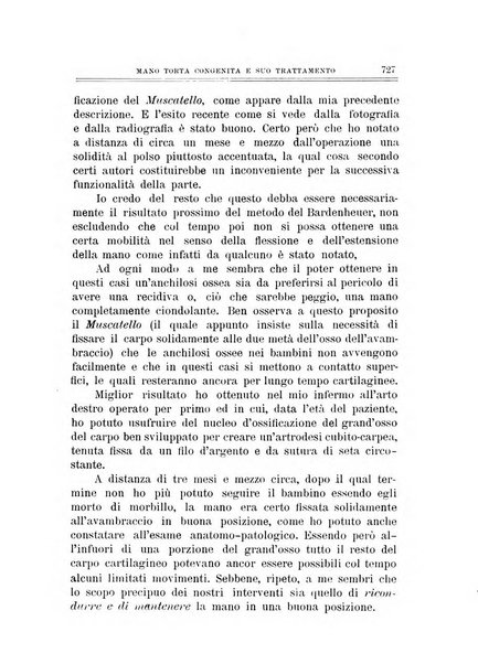 Archivio di ortopedia pubblicazione ufficiale del Pio istituto dei rachitici <1924-1950>