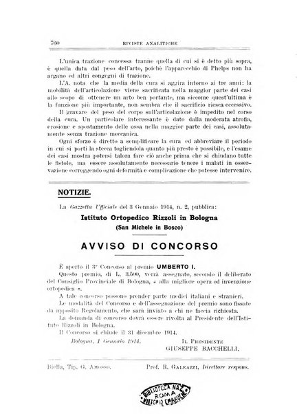 Archivio di ortopedia pubblicazione ufficiale del Pio istituto dei rachitici <1924-1950>