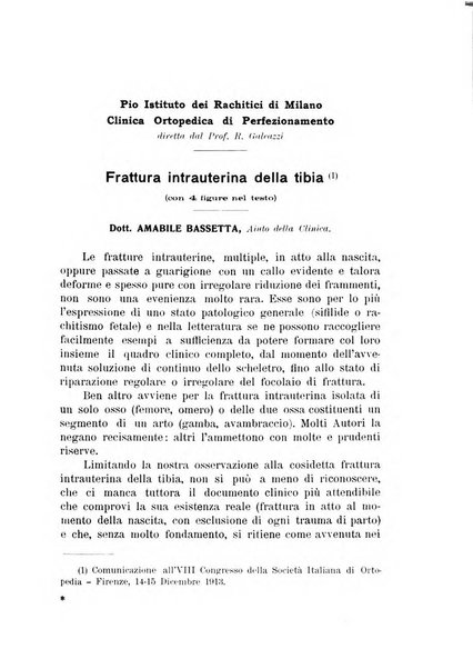 Archivio di ortopedia pubblicazione ufficiale del Pio istituto dei rachitici <1924-1950>