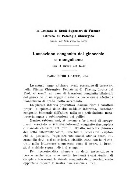 Archivio di ortopedia pubblicazione ufficiale del Pio istituto dei rachitici <1924-1950>