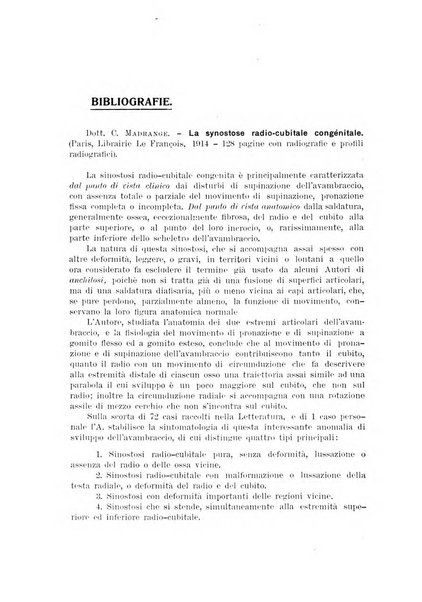 Archivio di ortopedia pubblicazione ufficiale del Pio istituto dei rachitici <1924-1950>