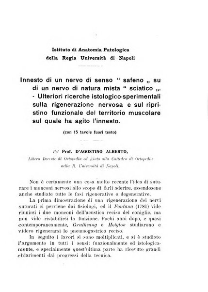 Archivio di ortopedia pubblicazione ufficiale del Pio istituto dei rachitici <1924-1950>