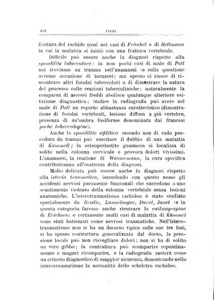 Archivio di ortopedia pubblicazione ufficiale del Pio istituto dei rachitici <1924-1950>